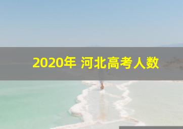 2020年 河北高考人数